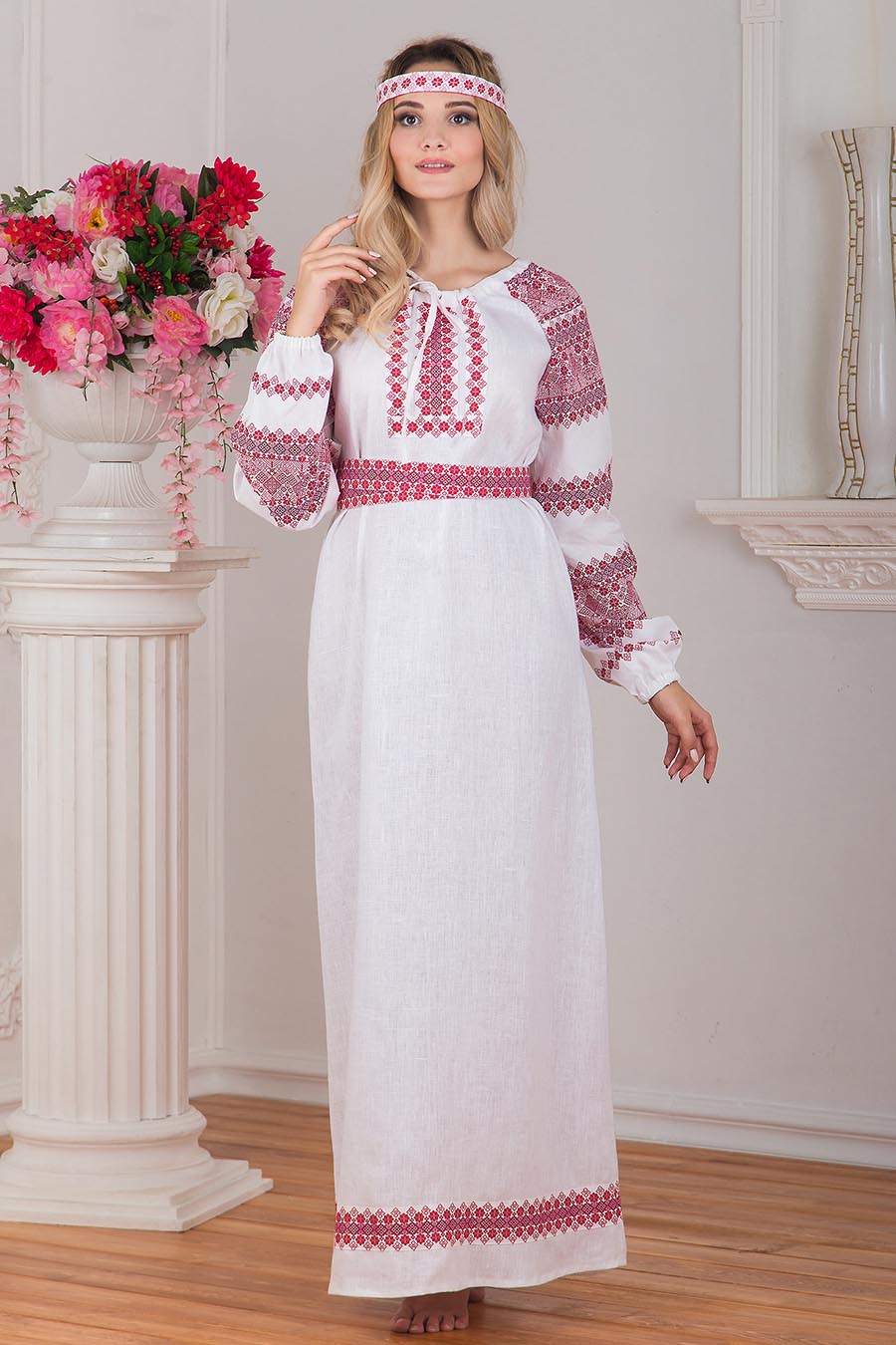 A playful frame from Women in Slavic costumes — online in Cairo